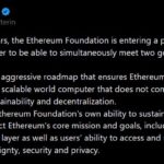 Vitalik Buterin vendió USD 6,6 millones en ETH tras anunciar retiros planificados