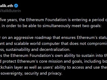 Vitalik Buterin vendió USD 6,6 millones en ETH tras anunciar retiros planificados