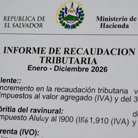 El Salvador comenzó 2026 con aumento en la recaudación fiscal gracias al IVA e ISR