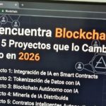 IA encuentra Blockchain Los 5 Proyectos que lo Cambian Todo en 2026