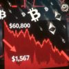 Crisis Cripto Junio 2026: Bitcoin Cae a $60.800 y Ethereum a $1.567 — Peor Semana Desde FTX