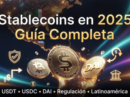 Stablecoins en 2026: Guía Completa — USDT, USDC, DAI, Regulación y Uso en Latinoamérica